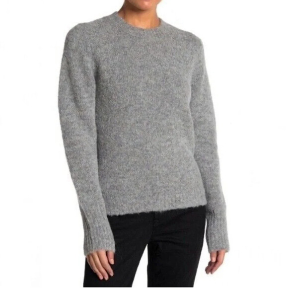 J. Crew Sweaters - J. Crew Point Sur Alpaca Merino Wool Crewneck Knit Sweater  Grey, XS, EUC